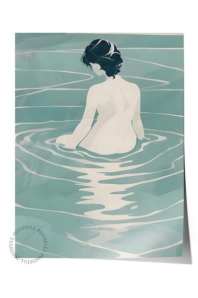 Postifull Unframed Poster, Vintage Japanese, Comfort Series Kitchen Wall Poster, No:108918