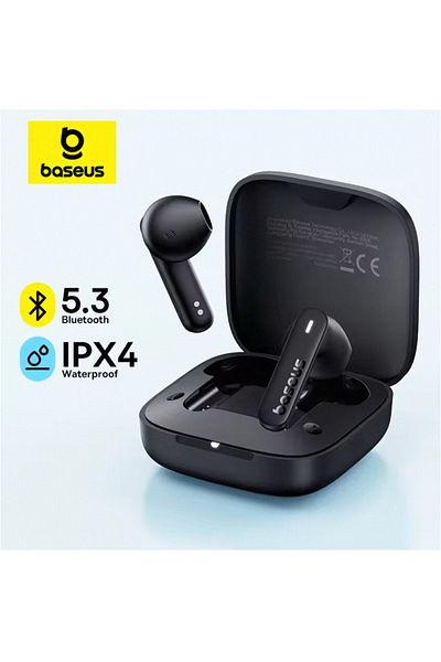 Baseus Black Baseus Bowie E16 Wireless Earphone Bluetooth 5.3 Earphones 30H Long Battery Life IPX4 Waterpro