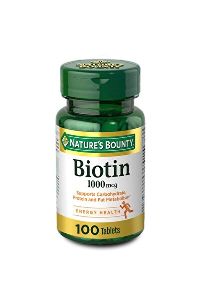 Nature's Bounty نيتشرز باونتي بيوتين 1000 ميكروغرام 100 لكل عبوة