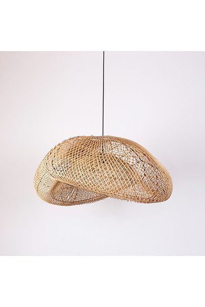 Mylamp Yasmin Asymmetrical Rattan Chandelier (80X40)
