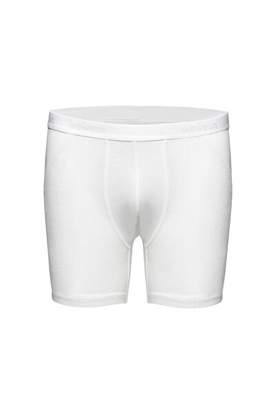 Weweus Beyaz 3'lü Micro Modal Premium Erkek Uzun Boxer 14193