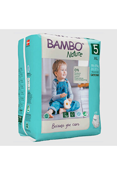 Bambo Nature No5 Ekolojik Kulot Bez 11-17 Kg | 19Adet