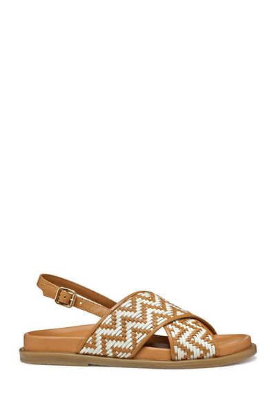Geox Women's Camel D Adelash E Leather Sandals D55Ywe000Tcc5F1S