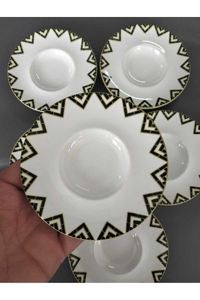 kurt41 6 Patterned Porcelain Tea Plates