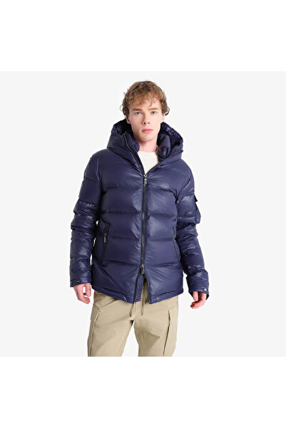Greyder Erkek Parlak İndigo Su İtici Mont 4K1TM83521
