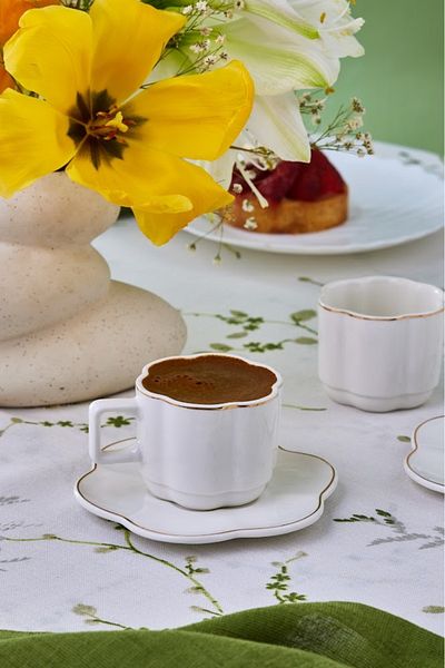 Karaca Ezgi Coffee Cup Set for 6 People 90 ml