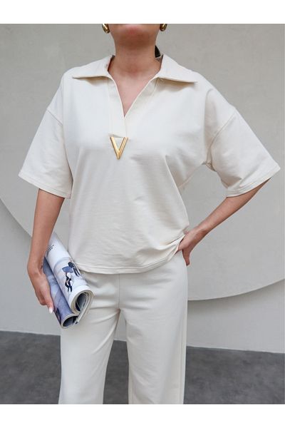 ESRAHELVACI Set de trening cu mânecă scurtă cu accesorii Gold V