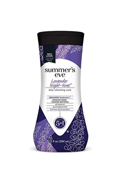 Summer's Eve غسول التنظيف الليلي برائحة اللافندر من سمرز إيف، 12 أونصة سائلة