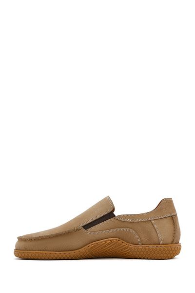 Derimod Loafer casual din piele nubuc bej pentru bărbați 25SFD8000V3