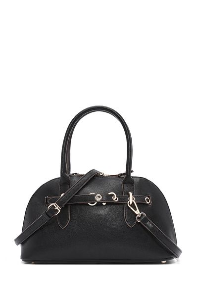 Derimod Women's Black Long Strap Mini Shoulder Bag 25Sbd 248018