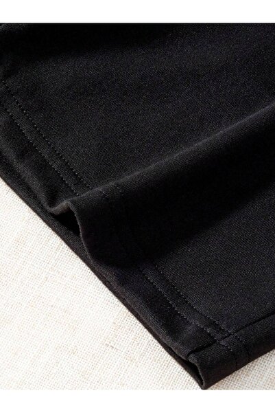 CLAYES Set pentru copii cu imprimeu Losangeles alb și negru - decolteu, tricou și pantaloni scurți din bumbac