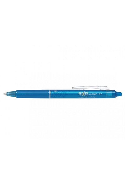 Pilot Rolă 0,7 mm albastru deschis Clicker Frixion Pilot