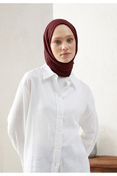 Fresh BÜRÜMCÜK ŞAL BORDO