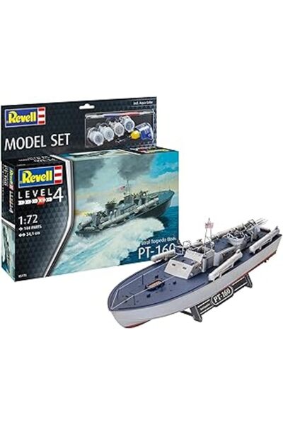 Mena Rise Revell, M.Set Patrol Torpedo Boat Pt-160, Boat, Toy
