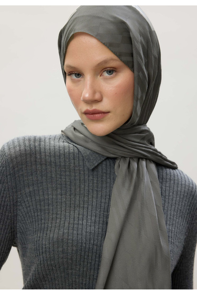 Fresh Dublin Jacquard Shawl - Embers Gray