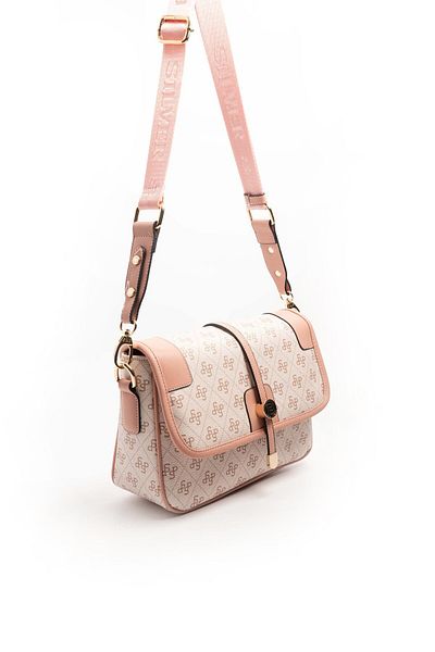 Silver Polo Silver & Polo Pink - Salmon SP1182 Geantă de damă