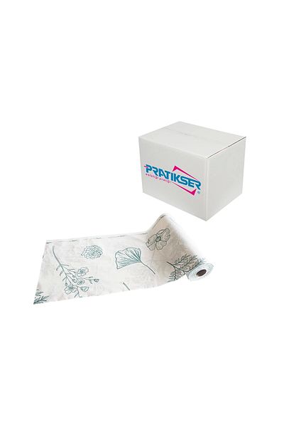 Pratikser Disposable Table Cloth Nature - 120X150Cm - 10Pcs/Roll - Box