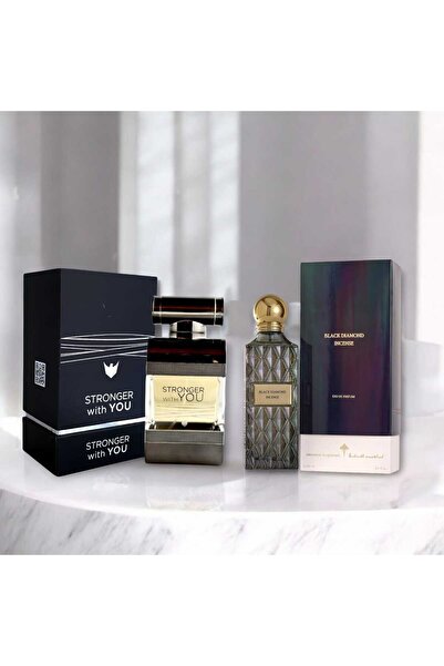 IBRAHEEM AL.QURASHI باقة بلاك دايموند - بخور مع عطر سترونجر  الباقه 250 مل