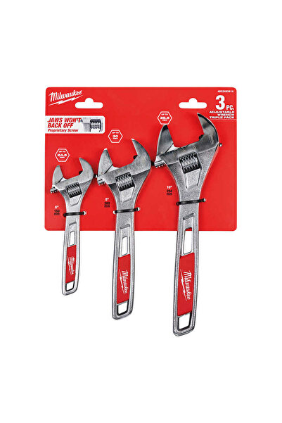Milwaukee KURBAĞACIK SET 3 PARÇA 150/200/250MM T4932493414