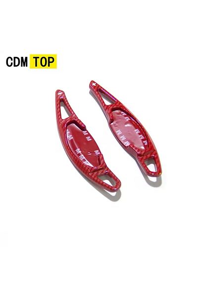 YıldızTuning Honda Civic Fn1 Fe1 Red Carbon Gear Shift Lever 2022-2025