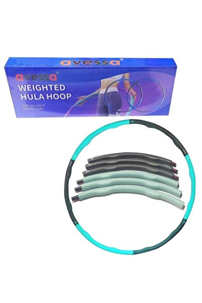 AVESSA Hlp-100 Ağırlıklı Hulahop 1,2kg Gri-mavi