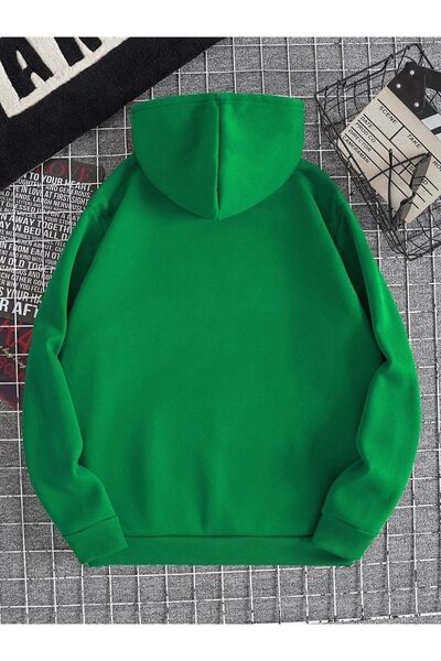 CLAYES Φούτερ Favela - Πράσινη στάμπα Oversize Hooded
