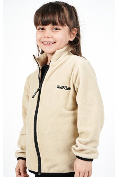 DUBLİNO KİDS Jachetă cardigan pentru fetiță, fleece, cu guler vertical, cu fe...
