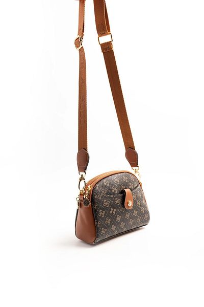 Silver Polo Yellow Brown Tan - SP1144 genți de mână pentru femei