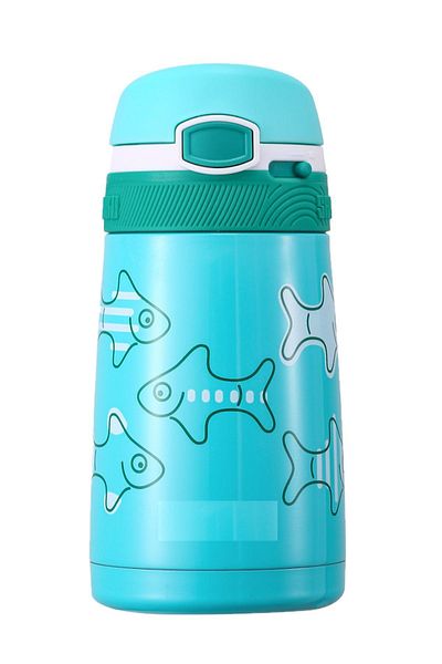 Vagonlife Shamobo Kids 350 ml Stainless Steel Thermos with Straw Bpa Free 7 Colors