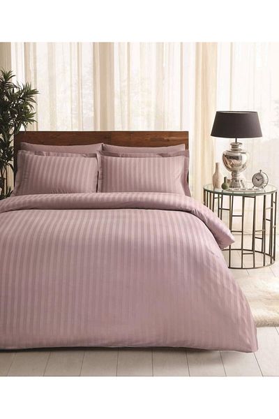 Taç Jacquard bed linen, luxury satin, 6 pieces Taç, Place Lila