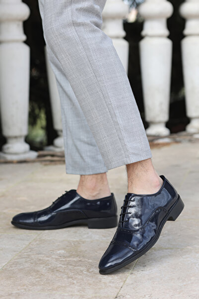 tomıross Costum de mire și pantofi casual pentru bărbați, albastru bleumarin,...