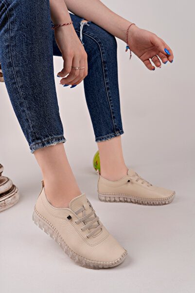 STOKS SHOES STORE Genuine Leather Women's Casual Gel Sole Orthopedic Sports Shoes