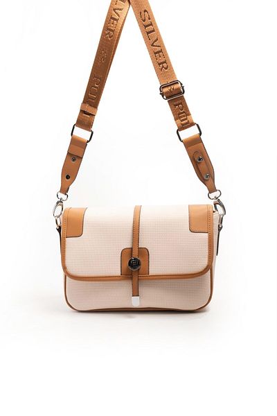 Silver Polo Silver & Polo Beige - Geantă de damă A.Taba SP1182