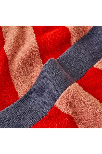 Bella Maison 100% Cotton Line Bath Towel Red (90X150 cm)