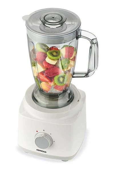 Kenwood معالج طعام، خلاط، خفاقة، صانعة عجين 2 لتر 750 واط FDP03.C0WH أبيض