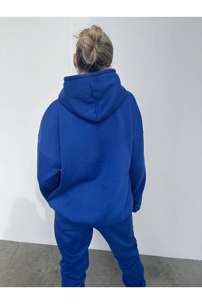CLAYES Sax Blue Ellore női tréningruha szett - nyomtatott oversize