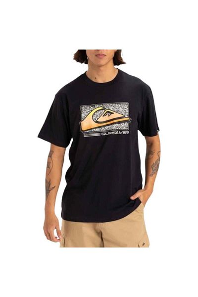 Quiksilver Ανδρικό μαύρο μπλουζάκι Retro Fade Ss Eqyzt08058-kvj0