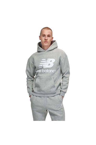 New Balance Мъжки суичър с качулка Nb Lifestyle Mnh3333-ag Erkek Gri