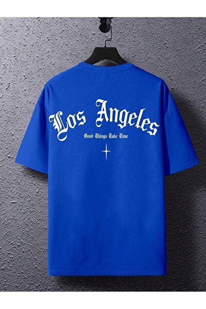 VBSVİBES ФУТБОЛКА ОВЕРСАЙЗ KALIP LOSANGLES З ПРИНТОМ