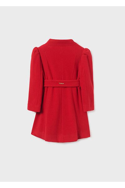 MAYORAL Abel&lula Girl's Red Stamp Coat