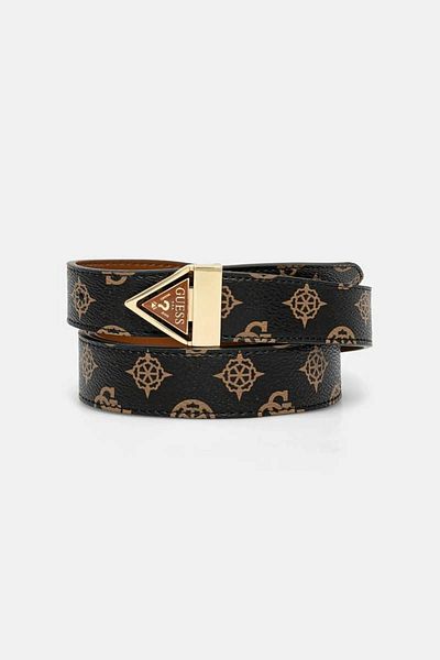 Guess Women's Black Logo Belt