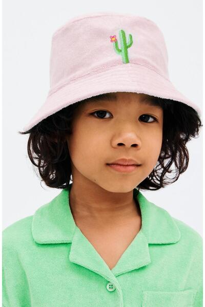 LUESS Pălărie cu broderie cactus pentru fete