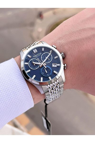Quantum Steel Cord Inner Dial Functions Active 10 Atm Men Wristwatch Eq.1165.391