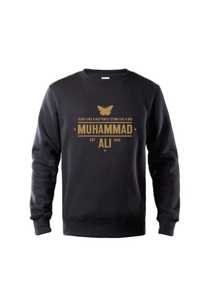 VBSVİBES Hanorac cu imprimeu Black Butterfly Muhammad Ali pentru bărbați