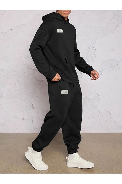 VBSVİBES COSTUME MINIMAL CU Glugă MULTA FĂRĂ NEGRU