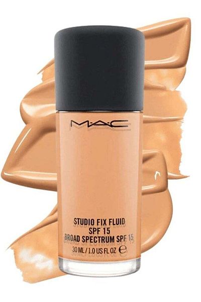 M.A.C MAC Studio Fix Fluid SPF 15 Foundation NC25 – 24HR Long-Wear, Matte Finish, Oil Control, Medium-to