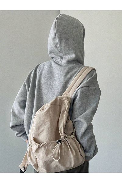 CLAYES Φούτερ Sunshine - Γκρι Oversize Βαμβακερή κουκούλα