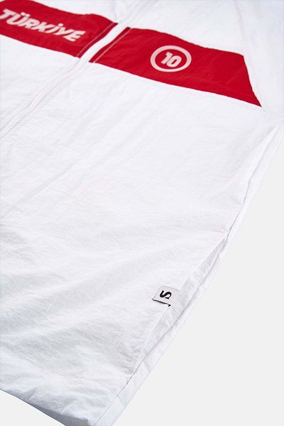 Socrates Turkey 10 Windbreaker (White/Red)