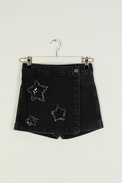 DMB BOYS & GIRLS 9-14 ani Blugi pentru fete Fusta scurtă din denim înstelat