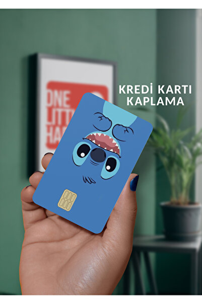 One Little Happiness Stitch Kredi Kartı Sticker Kaplama